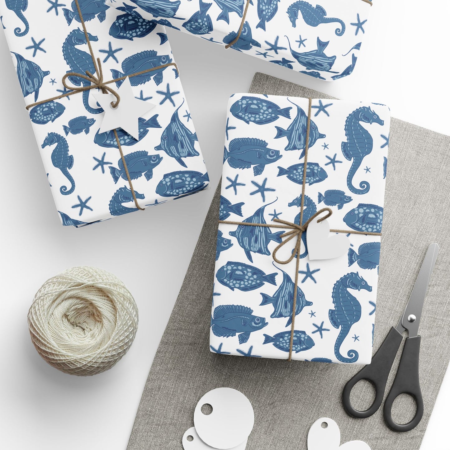 Wrapping Papers - COASTAL FISH