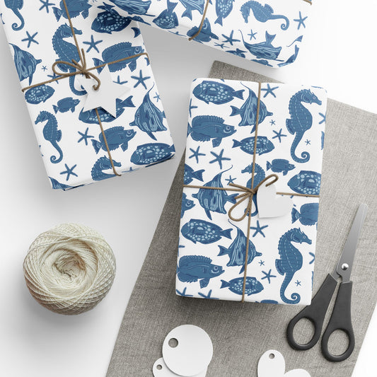 Wrapping Papers - COASTAL FISH